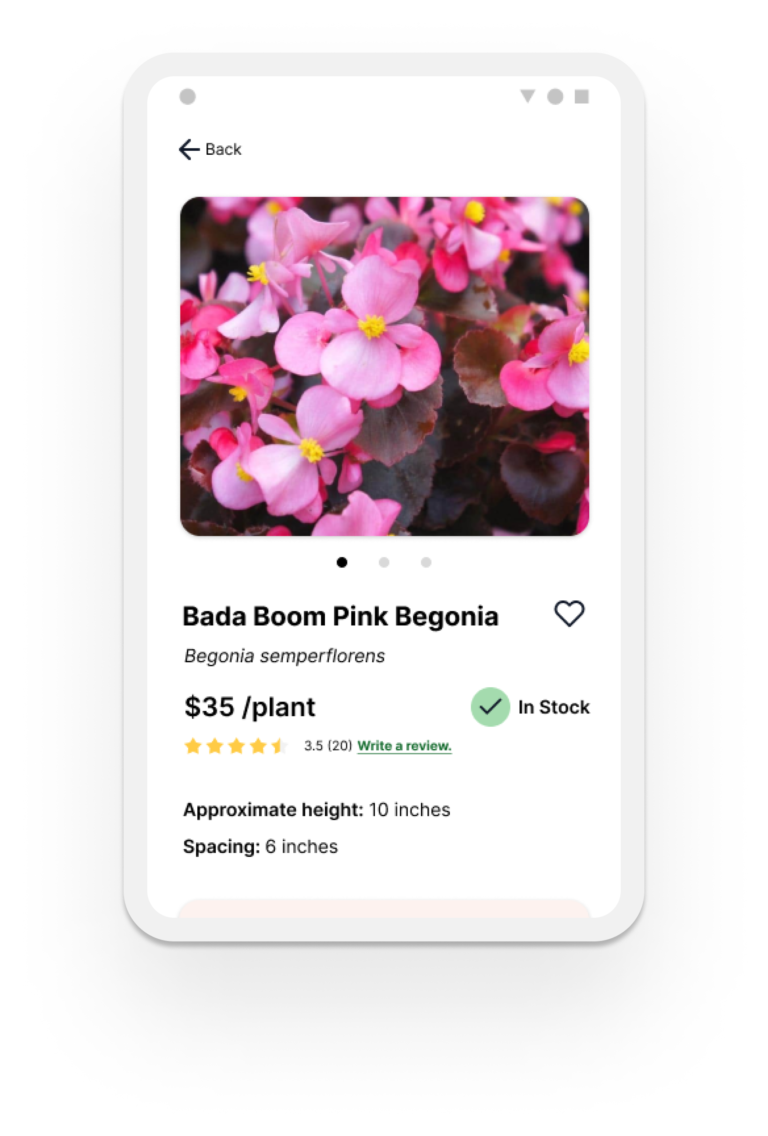 Rose End Product Screen